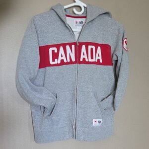 Hudson's Bay Co. Canada Zip-Up Hoodie Boys Size 10/12